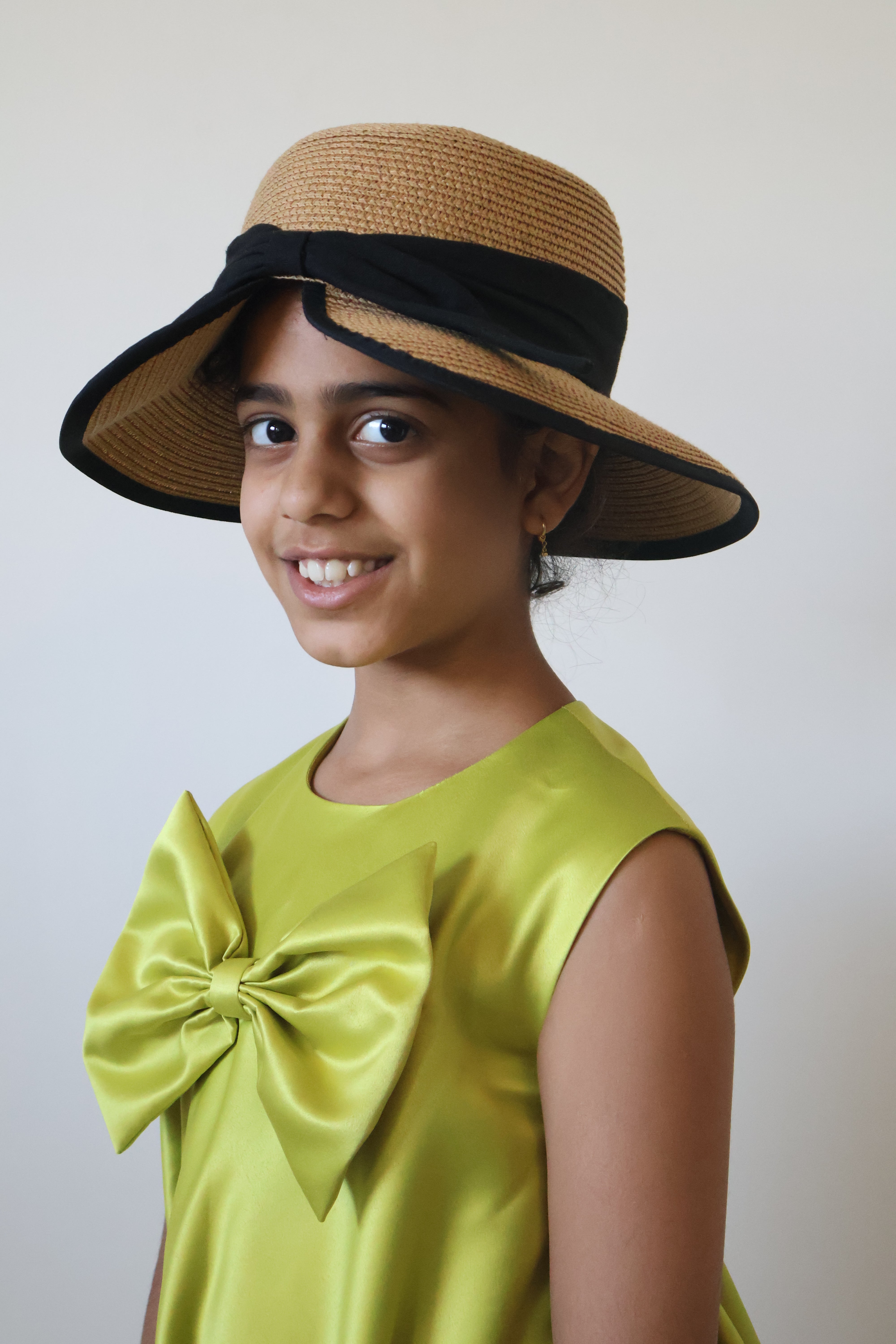 Lime Bow Bubble Dress