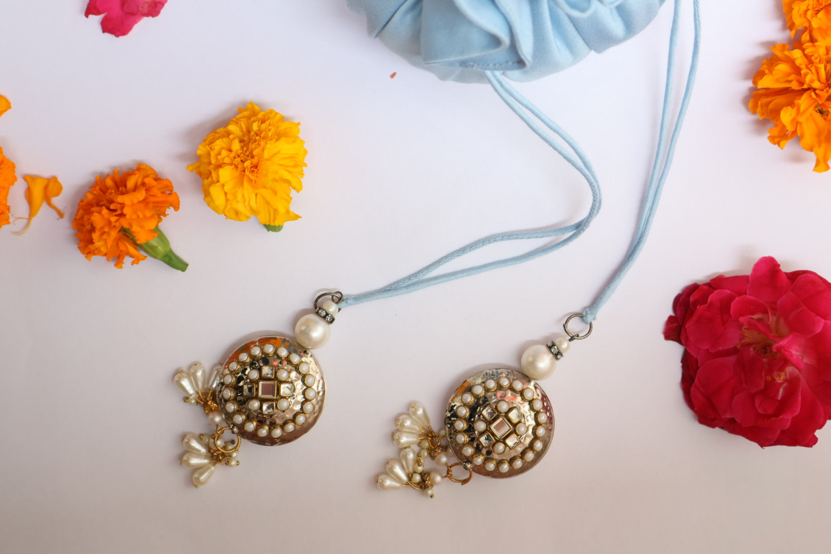 Ice Blue Potli