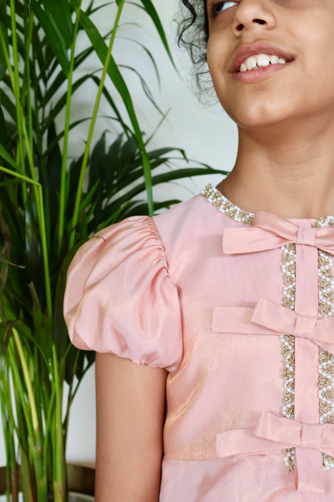 Light Pink Sharara with peplum top