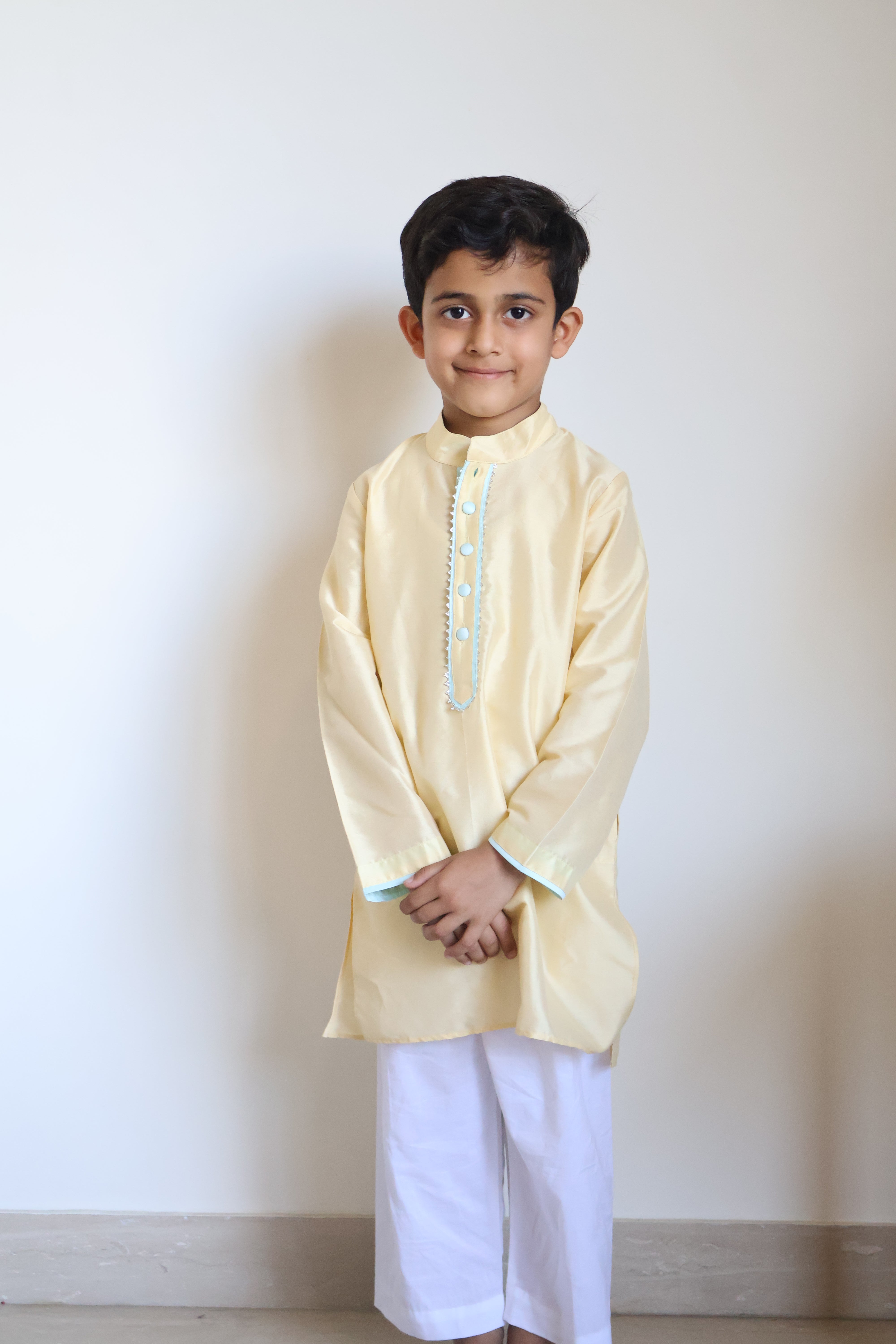 Butter Yellow Kurta Set