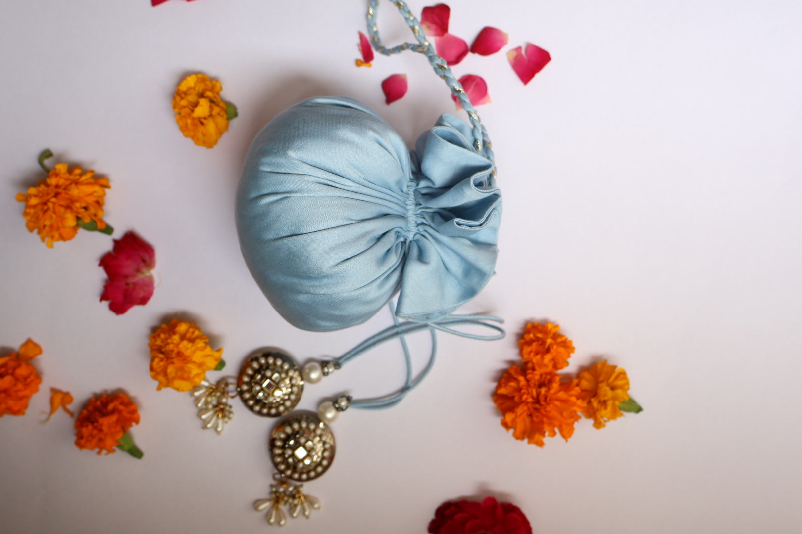 Ice Blue Potli