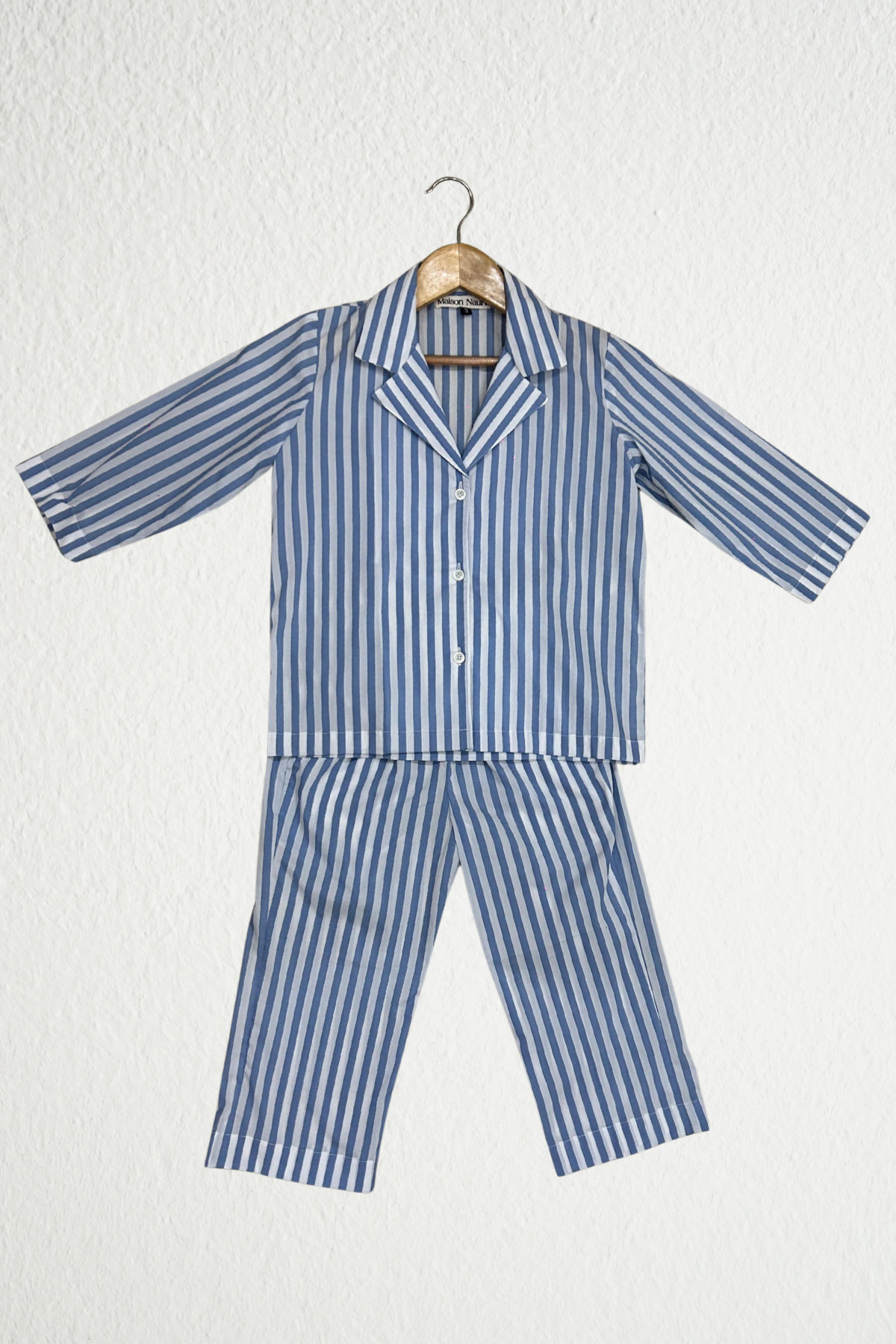 Blue & White Breton stripes sleepwear