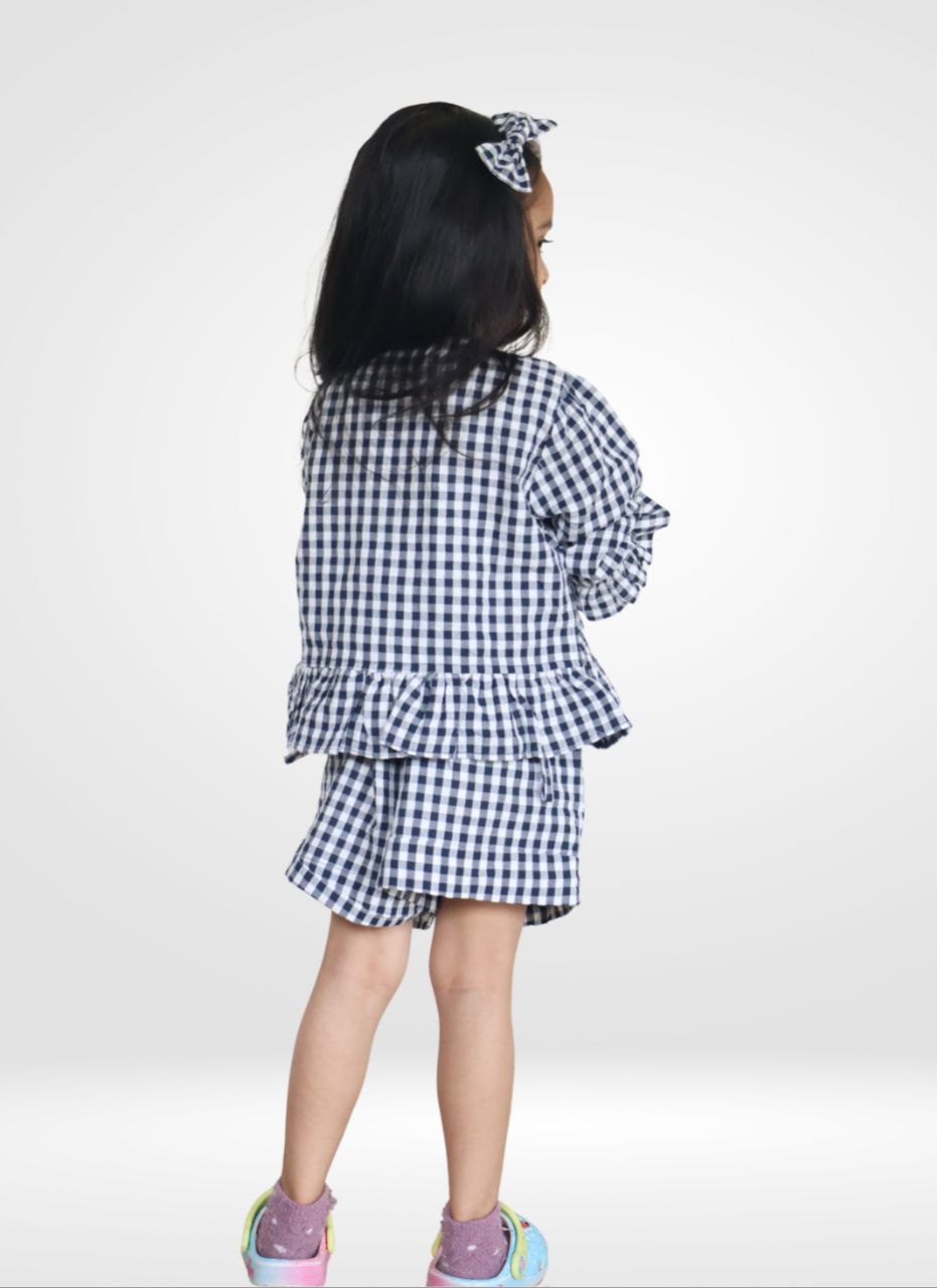Cord set with shorts