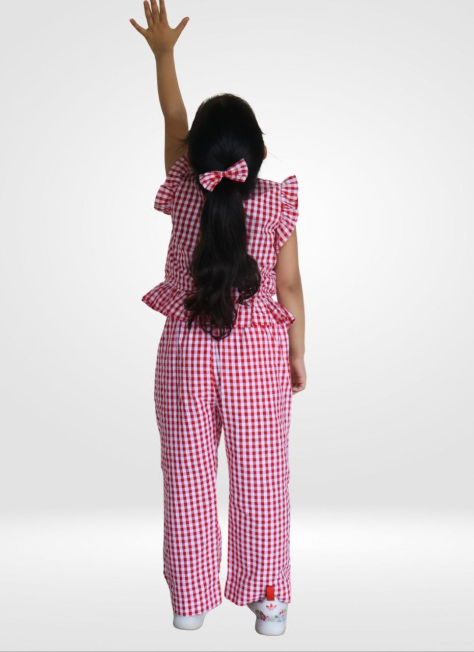 Cord set with pants