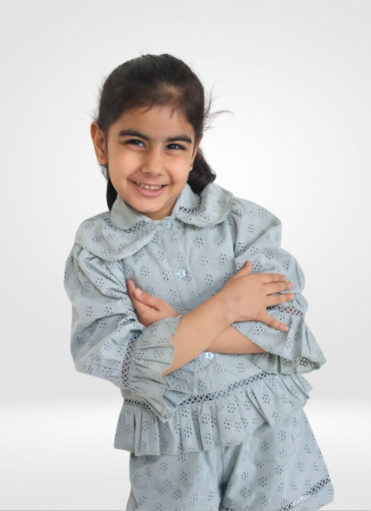 Cord set with shorts