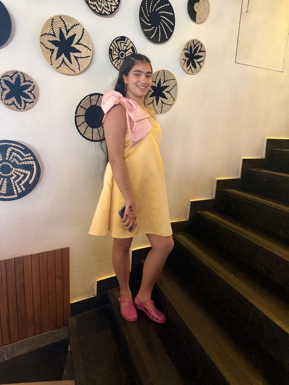 One shoulder dress