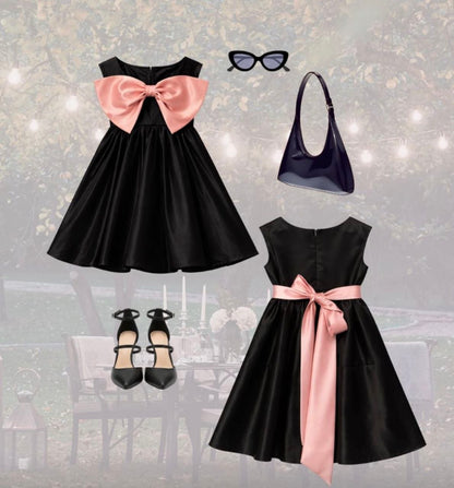 Black Pink theme dress