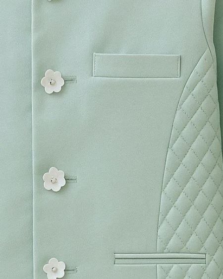 Ice blue Kurta with Jacket Set